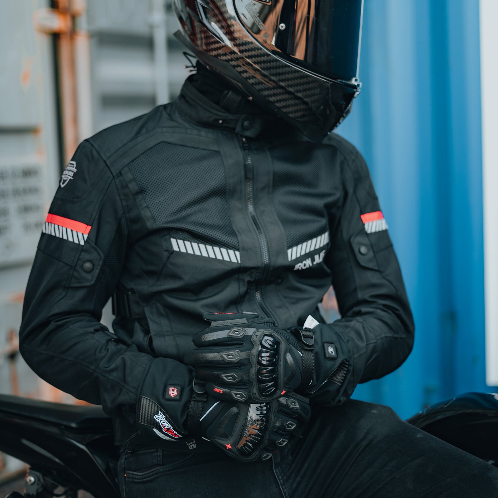 Heated motorcycle 2025 jacket and gloves