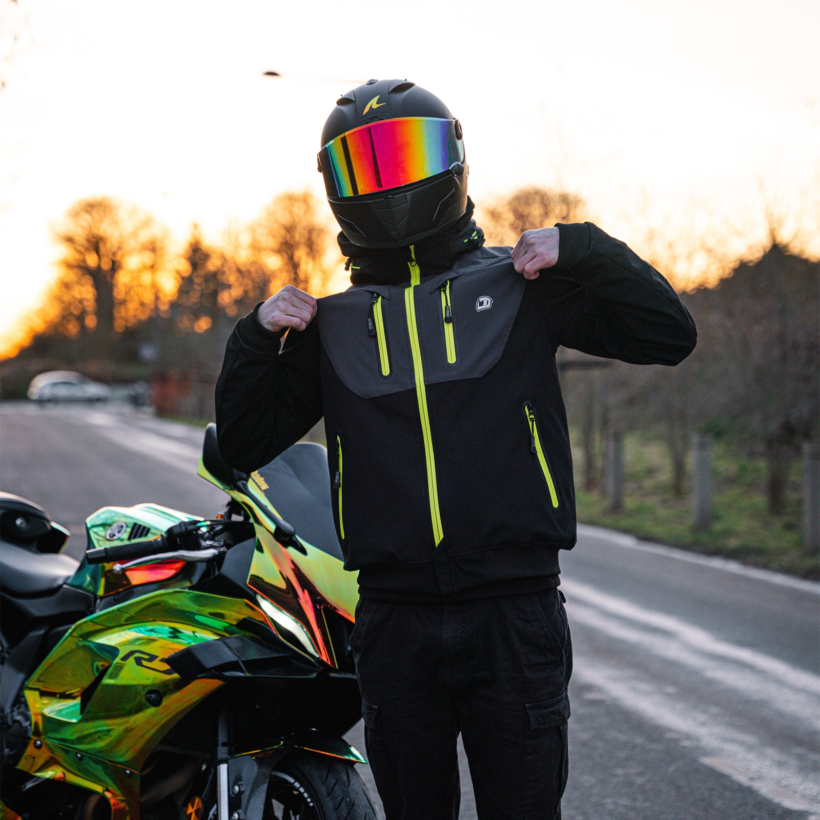 Motorbike protective jacket best sale