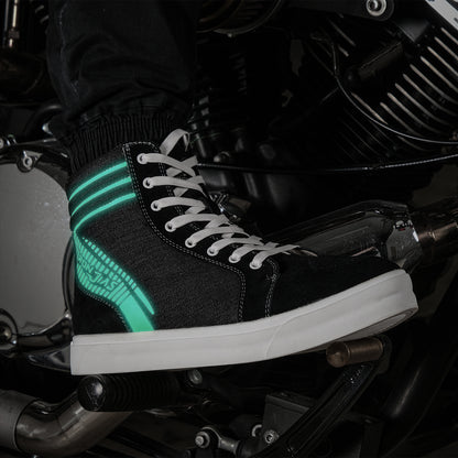 BlackUrban breathable Anti-Slip Motorcycle Riding Shoes 