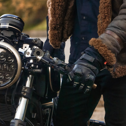 Comfortable Gauntlet Heated Motorcycle Gloves