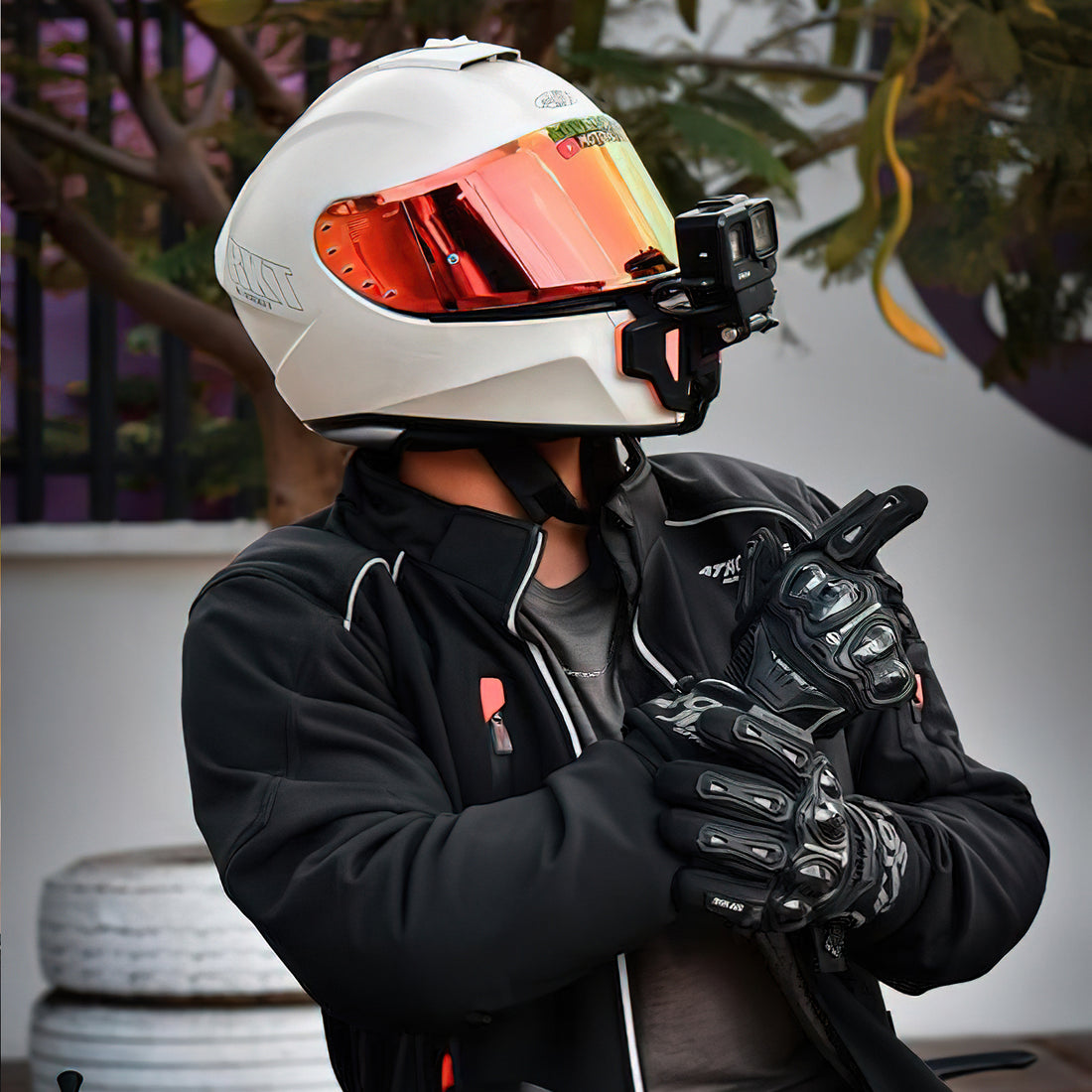 IRON JIA'S Gants moto hiver, Gant moto chauffant homologue CE