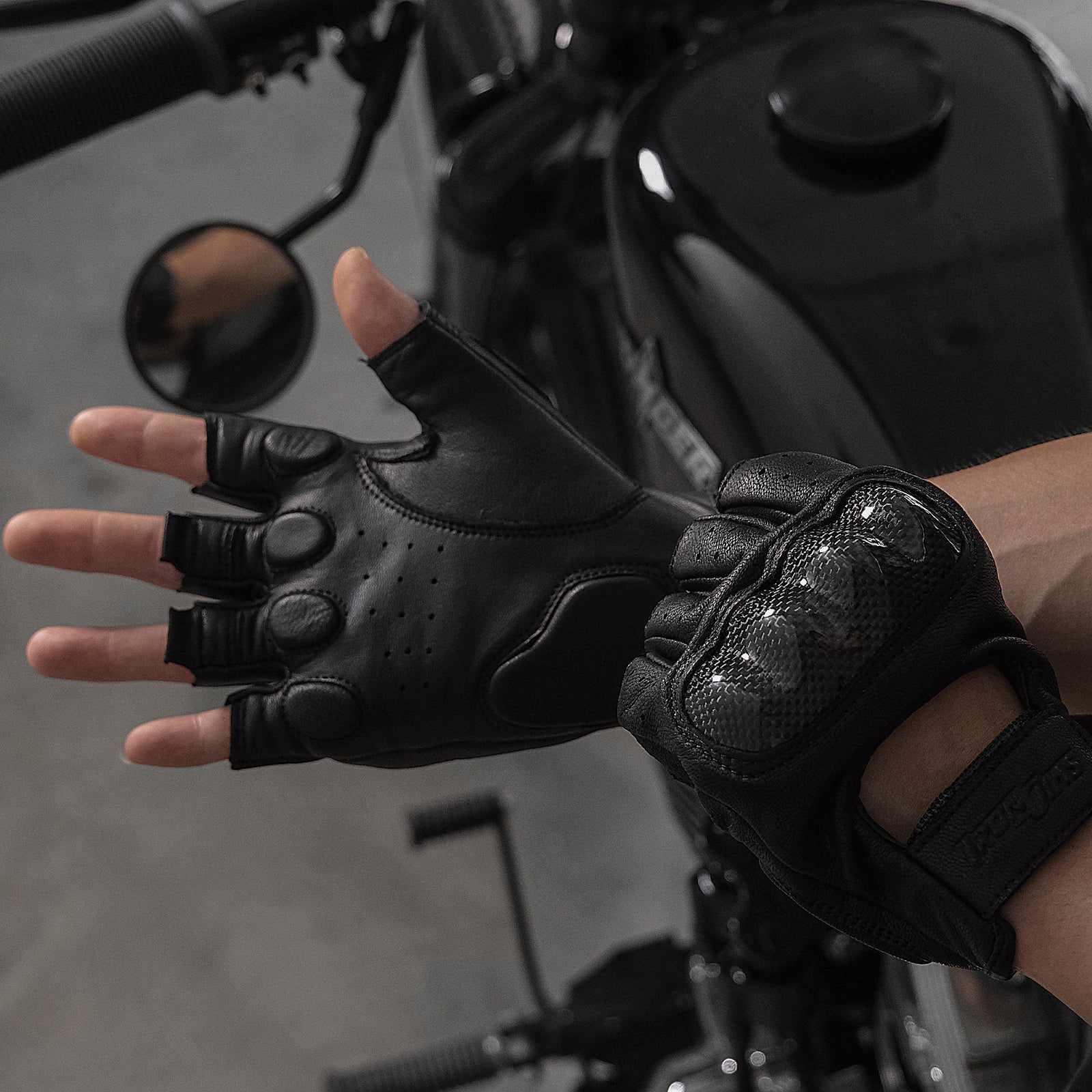 Gemi Leather Gloves in Black by Malene Birger – Idlewild