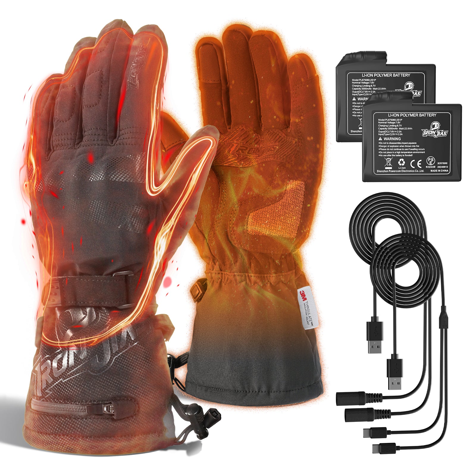 waterproof heated gloves